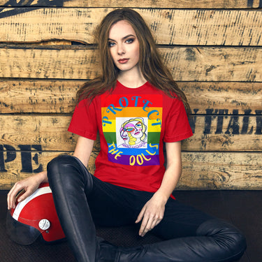 KW Gallery Wearable Art Tee 🏳️🌈 “Protect the Dolls” Pride Edition Tee A - Winter Sunshine Marketplace